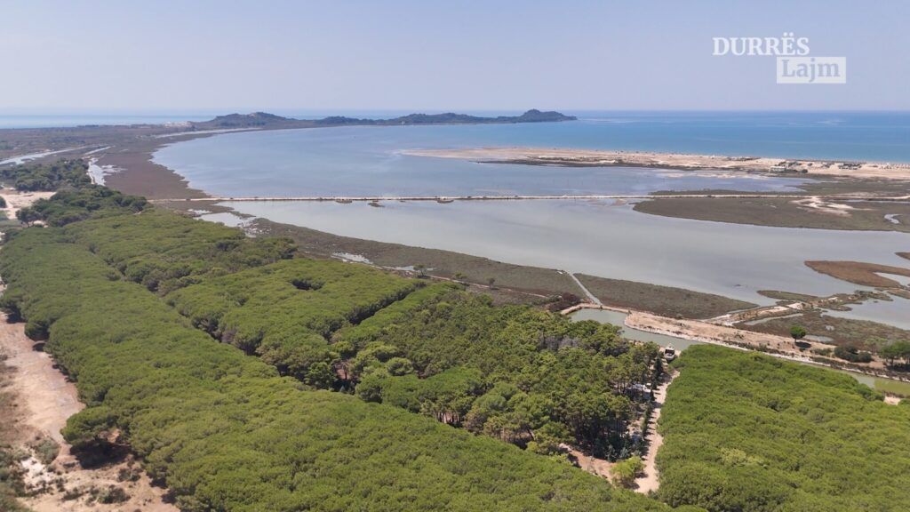 Rinia — nature, lagoon and green belt